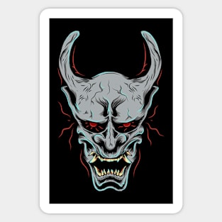 Samurai - Oni Mask Sticker